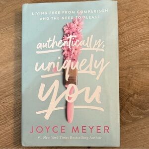 Joyce Meyer 'Authentically, Uniquely You' Book Cover Art